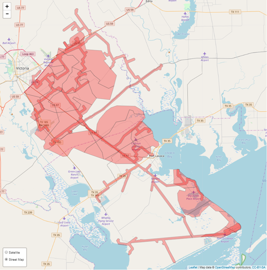 Now Serving Map of Locations